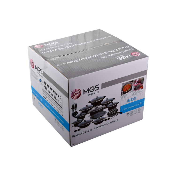 سرویس پخت و پز 33 پارچه ام جی اس طرح ایتالیاB کد800187