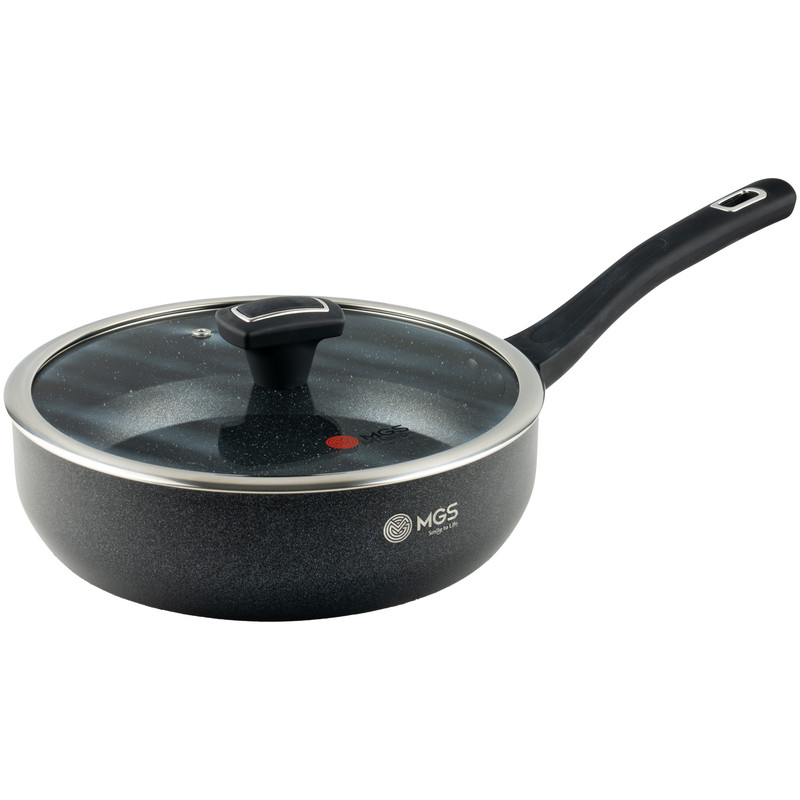 تابه گرانیت ام جی اس مدل تک دسته گارنت کد GR02 سایز 24