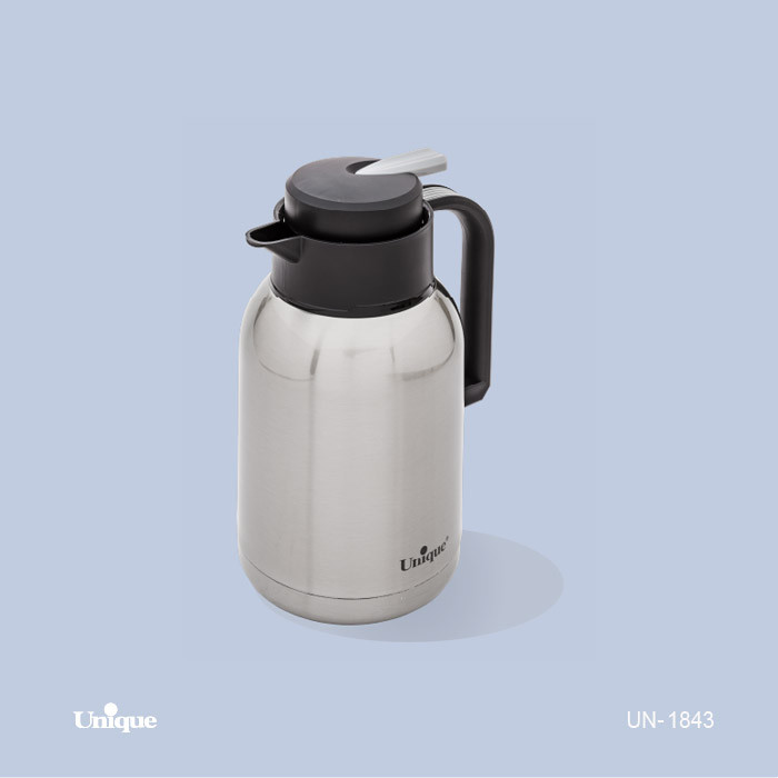 فلاسک استیل 1.5 لیتر بدون شیشه یونیک کد 1843 | ضمانت اصالت کالا | کارتن12 عددی